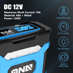 ‎DNA MOTORING TOOLS-00213 Blue 12V DC Digital Tire Inflator Portable Air Compressor with Pressure Gauge for Cars, Bicycles, Motorcycles,Balls