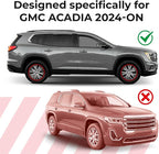 GrandWheel Window Deflectors Smoke Tinted in-Channel Side Window Vent Visor Deflectors Rain Guards Compatible with GMC Acadia 2024-2026 - 4 pcs. GW1002