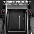 2 PCS Car Seat Gap Filler, Multi-Purpose Auto Seats Gaps Filler Side Organizer with Storage Slot, Super Flexible Gap Blocker Between Seat and Center Console, Car Accessories (Black)