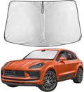 Windshield Sunshade Compatible for Porsche Macan 2014-2024 2025 2026, Sun Visor for Front Windshield & Window Sun Shade Cover, UV Heat Blocker & Protector, Car Accessories