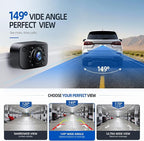 Backup Camera, AHD & CVBS License Plate Rear/Front View Back Up Camera for Car/Truck/SUV/Pick up, IP69K Waterproof LED Universal Reverse Camera-AGQT01