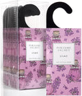 Large 12 Packs Lilac Hanging Scented Sachets Long-Lasting Closet Deodorizer Air Freshener Fabric Refresher Odor Eliminator for Drawer Home Fragrance Gift Set