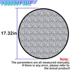 Car Steering Wheel Sun Shade Cover, 17" Diameter Aluminum Film Heat Insulation Car Steering Wheel Protector, Universal Foldable Sun Block Shield for Cars, SUVs, Trucks(B)