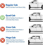 Window Visors Rain Guards for 2002-2008 Dodge Ram 1500 Quad Cab/Extended Cab, Window Vent Wind Deflectors Visors Shades for 03-09 Dodge Ram 2500 3500 Extended Cab