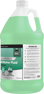 EV Windshield Washer Fluid, 128oz, 100% Methanol-Free, Winter Ready up to -15F, Compatible with Electric Vehicles & Performance Cars