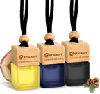 Car Air Freshener 3 Pcs, Cedarwood & Cypress, Sandalwood & Oud, Teakwood Mahogany