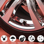 4PCS Bling Crystal Diamond Tire Stem Valve Caps, Dustproof Car Wheel Tire Valve Caps Universal Tire Valve Stem Covers for Cars, SUV, Trucks, Bikes, Motorcycles, Bicycles (AB Colorful)