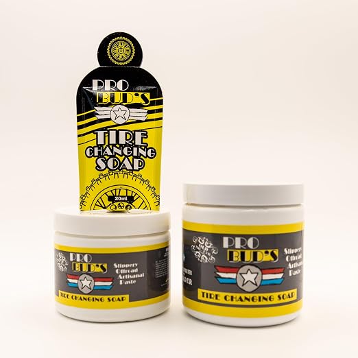 Pro Bud's Tire Mounting Paste - Peerless Lubrication Tire Mounting Lube for Quick Changing and a Secure Fit - Slip-Resistant - 8 oz.