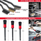 16Pcs Car Wash Cleaning Kit with Foam Gun Sprayer Detailing Brushes Windshield Cleaning Tool Rim and Tire Brush Towels Complete Interior Exterior Detailing Set for Car