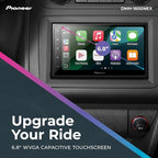 DMH-1600NEX 6.8" Double-Din Digital Multimedia Receiver - Built in Bluetooth, Wired Apple CarPlay and Android Auto, Touchscreen, Rear Camera Input
