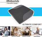 Car Seat Cushion, Car Seat Cushions for Long Driving | Comfortable Memory Foam Driver Seat Cushion, Automotive Seat Cushions, Butt Pillow for Car,Truck, Office Chair, Black