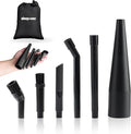 Micro Cleaning Nozzle Kit, 1-1/4" Detailed-Cleaning Attachments for Compact Wet Dry Shop Vacuum, Storage Bag Included, 6 Pieces