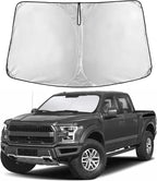 Windshield Sunshade Compatible for Ford F150 2015-2018 2019 2020, Sun Visor for Front Windshield & Window Sun Shade Cover, UV Heat Blocker & Protector, Car Accessories