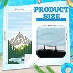 Car Seat Towel Covers with Storage Bag, 63 x 32 Inch Universal Non Slip Waterproof Sweat Protector for Car Truck, Gym Swimming Running, Machine Washable(1 Pack,National Park 1)