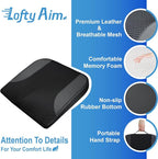 Car Seat Cushion, Car Seat Pillow, Automotive Cushion | Memory Foam Car Seat Cushion for Long Driving, Butt Pillow for Pain Relief, Driver Seat Cushion for Car, Truck, Office, Black