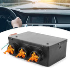 Car Heater, 12V 50W Fast Heating Defroster Demister 3 Hole Portable Automobile Defrost Defogger De for Auto Car Vehicle Truck