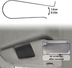 Car Air Freshener Visor Clip Compatible with Drift Car Air Freshener, Auto Accessories, Vehicle Sun Visor Metal Clip, Black, Freshener not include (3 Pack)