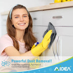 AIDEA Microfiber Cleaning Cloth-800PK, Soft Microfiber Towels for Cars, Absorbent Cleaning Rags, Lint-Free Streak-Free Wash Cloths for House, Kitchen, Window(12in.x12in), Grey