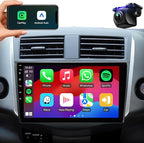 Car Stereo Radio Upgrade for Toyota RAV4 2006 2007 2008 2009 2010 2011 2012 with 9 Inch IPS HD Touch Screen/Android12/5G WiFi/Wireless CarPlay Android Auto/GPS FM/SWC Bluetooth 1080P Backup Camera