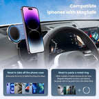 Car Phone Holder For BMW X1 Accessories 2023-2025 / BMW X2 2024 - For MagSafe Magnetic Cell Phone Mount for BMW x1 x2 Accessories 10.25 inch Screen - Touchscreen Cradles Strong Magnets for iPhone
