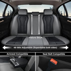 Coverado Car Seat Covers Full Set, Black Seat Covers, Automotive Car Seat Cover, Car Seat Cushion, Car Seat Covers Front Seats Back Seat Covers, Car Seat Protector Universal Fit Most Cars