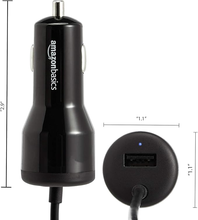 30W Fast Car Charger, 1 USB-C (18W) Cable with PD, 1 USB-A (12W) Port, Apple MFi Certified, for Phones (iPhone 16/15/14/13/12/11/X, Samsung, and More), Black (Pack of 2)
