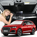 for Audi Q7 2016-2026 Windshield Sun Shade - 4 Layers Car Sunshades for Front Windows Shade Cover Custom Fit Q7 SUV Sun Visor 250T Retractable Shade Blocks UV Rays Car Accessories