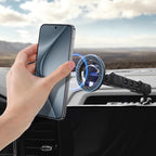 Phone Mount for 2022 2023 2024 2025 2026 Chevrolet Silverado 1500/GMC Sierra 1500 2500 3500 HD Accessories,Dash Platform Phone Mount Magsafe Fit 13.4" Screen, Cell Phone Holder for NATO Rail
