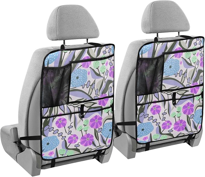 Kick Mats Backseat Protector with Anti Kick Design Offering Safety and Space for Backseat Essentials
