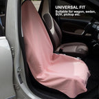Waterproof Sweating Car Seat Cover for Post Gym Workout, Running, Swimming, Beach and Hiking, Universal Fit Non-Slip Bucket Seat Protector for Cars SUV Trucks, Machine Washable (Pink)