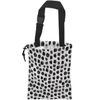 Car Trash Bag Hanging Black Dots Car Trash Can Waterproof Garbage Bag Hanging for Car Back Seat
