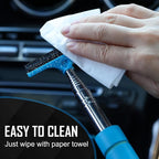 Side Mirror Squeegee, 2 PCS Car Mirror Squeegee, Retractable Car Rearview Mirror Wiper for All Vehicles, Universal Automotive Accessories