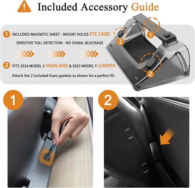 Hidden Under Screen Storage Box for 2016-2026 Tesla Model Y/Model 3 Accessories,One‐Click Open & Silent Damping Slides Center Console Organizer (Fit New Model Y Juniper/Model 3 Highland)