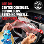 Sticky Icky Car Cleaning Gel, Sweet Strawberry, Interior Car Cleaner, Reusable Automotive Crevice & Interior Dust Cleaner for Air Ventss, Cup Holders & Keyboards, 0.88 Ounce (Pack of 4)
