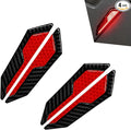 4 PCS Car Door Edge Guard Sticker, Reflective Safety Warning Car Door Protective Strips, Thickened Anti-collision Paint Protector, Universal for Most Vehicles (Red)