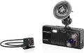 Dash Camera – 3-Channel 1080P Car DVR with Rear & Interior Cam, Night Vision, 3.0” LCD Screen, G-Sensor, Loop Recording, Parking Monitor, Motion Detection, 32GB Card (Black)
