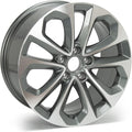 New 18x8" 18 Inch Premium Aluminum Alloy Wheel Rim Fits for 2013-2015 Honda Accord 64048A OEM Design, Alloy Replacement Wheel, Super Duty Car Rims Replacement, OE Stock Specs
