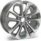 New 18x8" 18 Inch Premium Aluminum Alloy Wheel Rim Fits for 2013-2015 Honda Accord 64048A OEM Design, Alloy Replacement Wheel, Super Duty Car Rims Replacement, OE Stock Specs