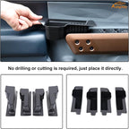 Car Door Handle Storage Organizer Compatible with Ford Maverick 2022-2025 2026, Front Rear Door Handle Armrest Insert Tray Glove Pallet Box Side Door Storage Box TPE Interior Accessories