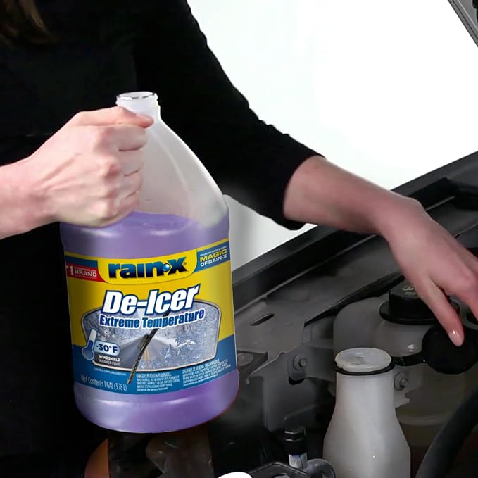 30°F Extreme Temperature De-Icer Windshield Washer Fluid - 1 Gallon (Pack of 6)