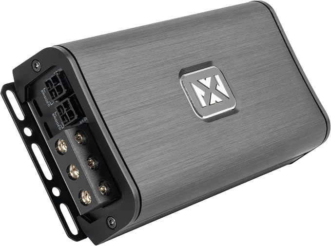 VADM4 v2 Model 4-Channel Class D Amplifier 1000W Peak, 500W RMS, 2/4-ohm Stable, High/Low Pass X-Over, for Car/Truck/Marine/UTV/Motorcycle (VADM4v2)