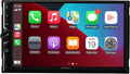 CAR723W 7-inch Certified Apple CarPlay Android Auto Wired or Wireless | Double DIN Touchscreen Car Stereo Radio | Bluetooth | Backup Camera Input | USB Playback & Charge