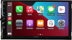 CAR723W 7-inch Certified Apple CarPlay Android Auto Wired or Wireless | Double DIN Touchscreen Car Stereo Radio | Bluetooth | Backup Camera Input | USB Playback & Charge