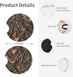 Camo Steering Wheel Cover Universal 14.5-15 Inch Non-Slip, Hunting Print Car Accessories