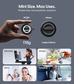 Vacuum Magnetic Phone Holder for Car for Magsafe [80LBS Suction & 3000gf Magnetic] 360° Adjustable Car Phone Mount, for iPhone 17 Pro Max 16 15 14 13 12 Air Plus, Gray