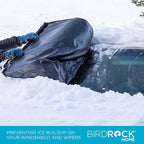 Car Windshield and Side Mirrors Cover for Ice and Snow | All-Weather Protection | PVC Coated Polyester | Fits Cars, SUVs, Small Trucks | Quick Install | Includes Storage Bag | 61" x 41"