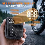 Mini Bike Pump with Gauge Fast Inflate Tiny Bicycle Air Pump Portable Air Inflator 150PSI with Presta and Schrader Valve for Road Mountain Bike E-Bike Motorcycle Ball