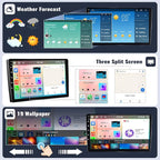 Android 13 6G+128G Car Stereo for Hyundai Elantra 2011 2012 2013 9 Inch Touch Screen Car Radio with CarPlay Android Auto Bluetooth Weather Forecast 59UI GPS Navigation WiFi Network Radio 32EQ