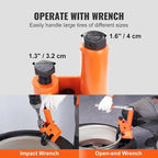 Manual Tire Bead Breaker, 38"-42" Tires Changer Tool with Rubber Pad, Protect Aluminum Alloy Hubs, Easy-Operated Tire Repair Tool for ATVs/UTVs, Tractors, Trucks, Cars, Heavy Duty Tires