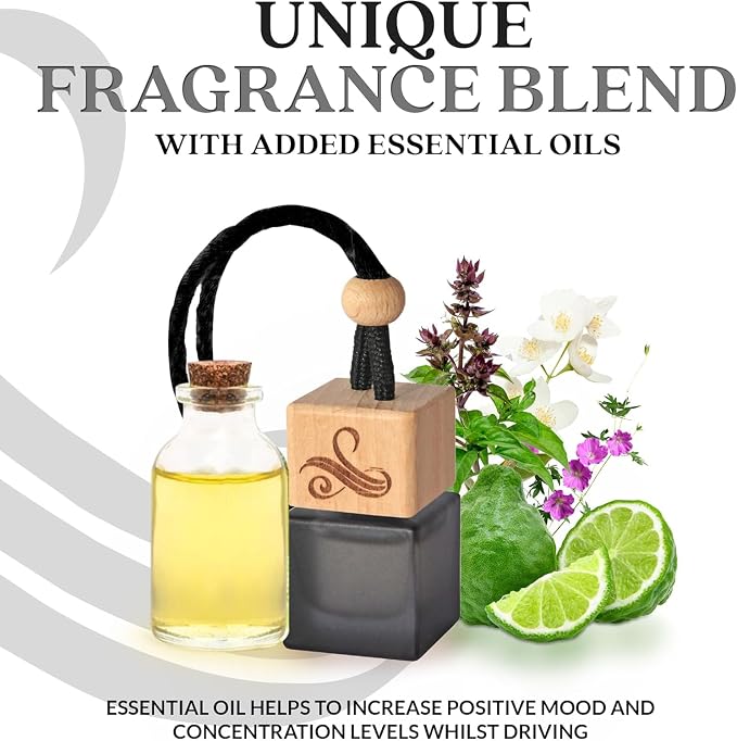Greed Car Air Freshener for Men | Perfume Inspired Fragrances | Strong Car Freshener with Odor Eliminator Technology | Air Freshener | Long Lasting Automotive Freshener by